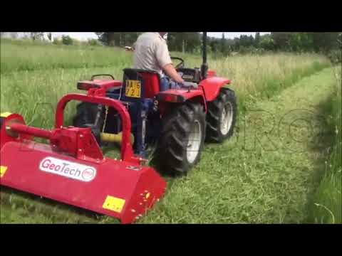 Betrieb des Mulchers für mittelschwere Einsätze GeoTech Pro MFM-125, fest