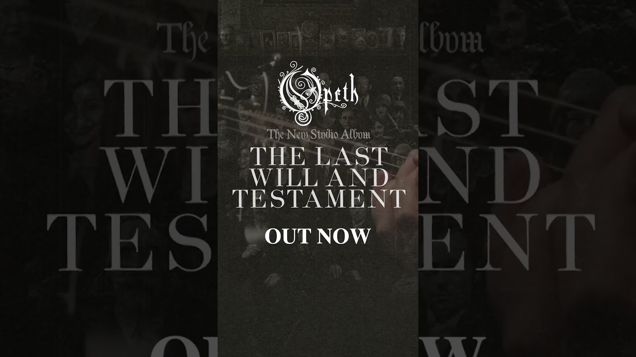 Opeth's The Last Will & Testament is OUT NOW! - YouTube