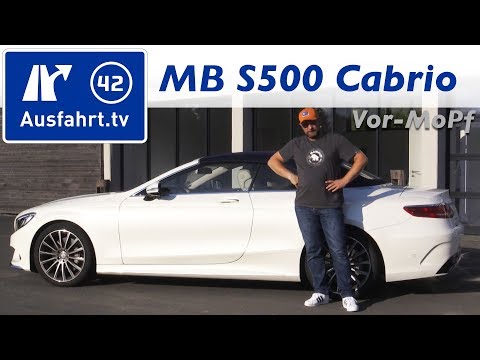 2017 Mercedes-Benz S 500 Cabriolet (A217) - Kaufberatung, Test, Review