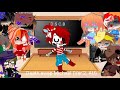 Afton S React To Michael S AU S Lazy Ft Fnaf 4 Bullies Ennard TW Warning