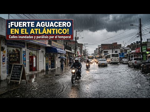 fuerte lluvia en soledad Atlántico