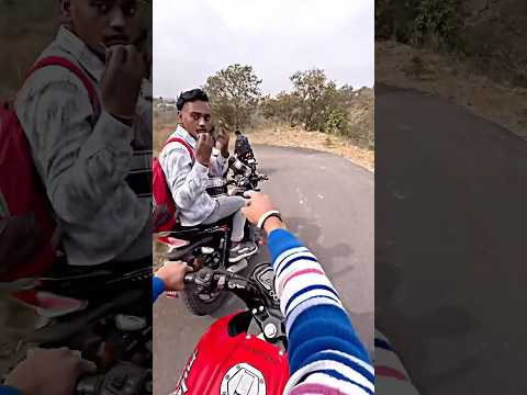 Ns ki le gya Chapri sala 😭😭🥹🥹😭#bikewala #youtubeshorts #rider #bike #bike