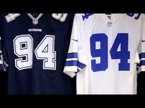 Dallas Cowboys Nike Custom Game Jersey White