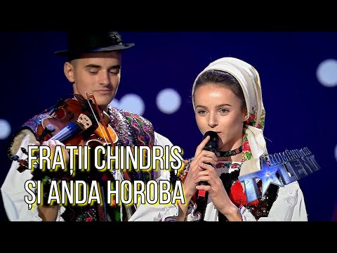 Romanii Au Talent 2022: Fratii Chindris si Anda Horoba, recital de muzica populara din Maramures!