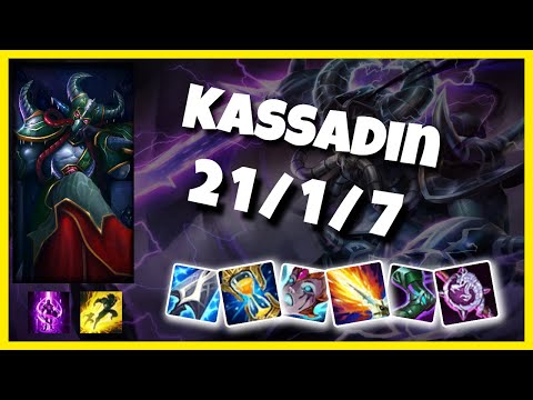 Kassadin vs Galio KOREAN Challenger MID (21/1/7) - v10.25