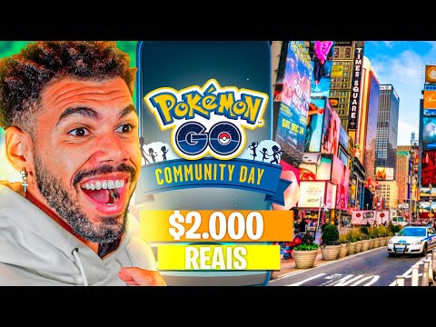 GASTEI 2.000 REAIS PRO MAIOR DIA DA COMUNIDADE DE TODOS - POKEMON GO | Cris |