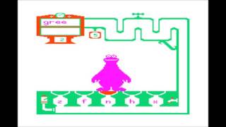 Cookie Monster's Letter Crunch for the TRS-80 CoCo