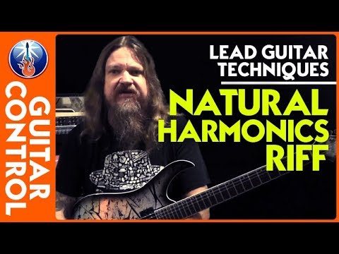 Lead Guitar Techniques: Natural Harmonics Riff | Guitar Control