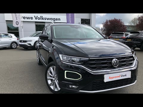 Approved Used Volkswagen T-Roc SEL 2.0TDI DSG in Deep Black - KS20UKE