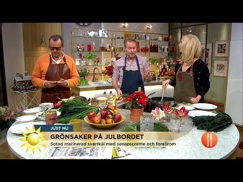 Så här lagar du det gröna julbordet - Nyhetsmorgon (TV4)