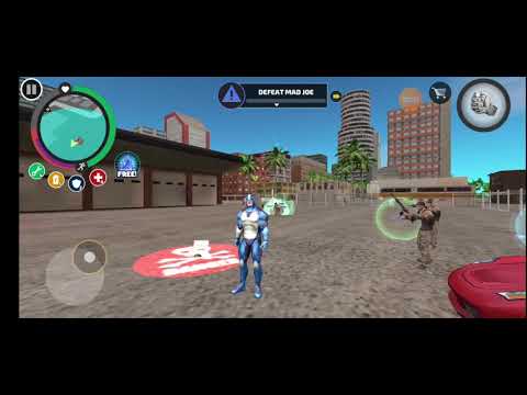 Rope hero vice town[easy way to kill mad joe]