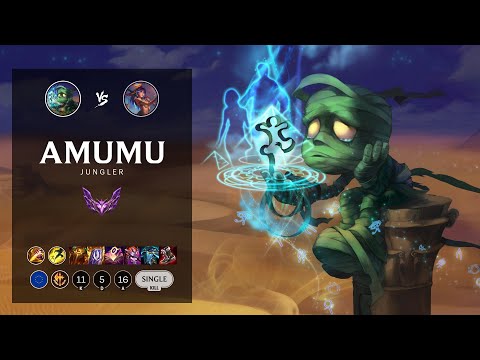Amumu Jungle vs Lillia - EUW Master Patch 12.12