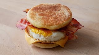 McMuffin Bacon & Egg Selber Machen || Homemade McMuffin Bacon & Egg || [ENG SUBS]