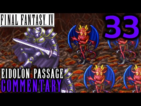Final Fantasy IV Walkthrough Part 33 - Eidolon Passage Scare & Feymarch Arrival