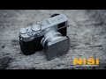 NiSi NC UV Filter with 49mm Filter Adaptor, Metal Lens Hood and Lens Cap for Fujifilm X100 series