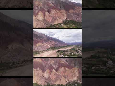 En Maimará, la geología parece haber pintado las montañas a mano 🎨⛰️. Capas de roca de distintos co