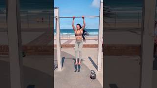 What is a muscle-up? ?Woman muscle-up practice
