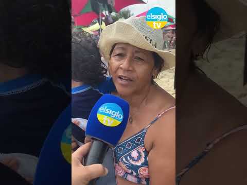 Turistas toman la costa de El Playón