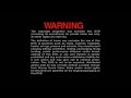 Warner Home Video Warning UK