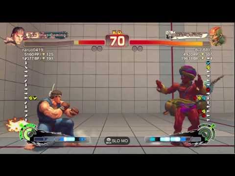 Naruo (Ryu) vs BuriBRIO (Dhalsim) AE2012 Ranked Match *720p HD*
