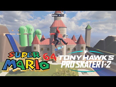 Someone Built A 'Super Mario 64' Custom Park For 'Tony Hawk Pro Skater 1 + 2'