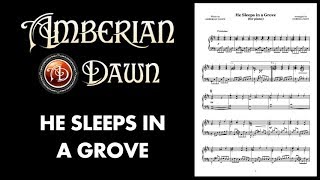 Amberian Dawn - He Sleeps In A Grove - Piano cover