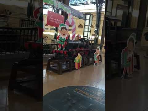 La estación central en Santiago