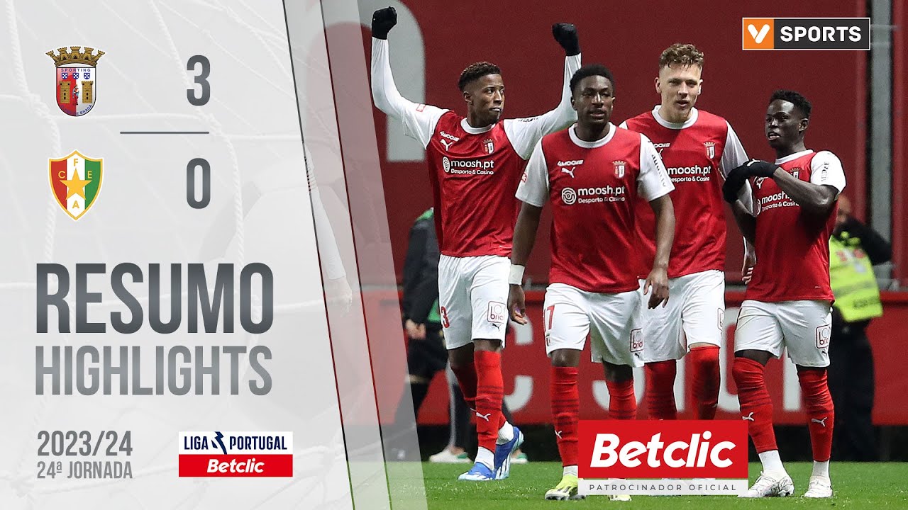 Sporting Braga vs Estrela Amadora highlights