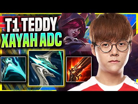 TEDDY IS A MONSTER WITH XAYAH! - T1 Teddy Plays Xayah ADC vs Samira! | Season 11