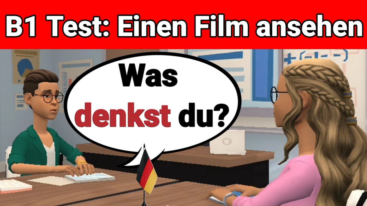 Mündliche Prüfung Deutsch B1 | Gemeinsam etwas planen/Dialog |sprechen Teil 3: Einen Film
