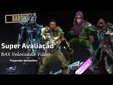 SUPER AVALIAÇÃO BAX VELOCIDADE VILÃO - GAMORA, CORVUS G, DUENDE VERDE & ELECTRO| MARVEL FUTURE FIGHT