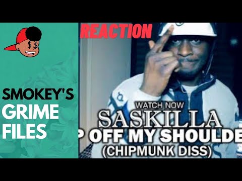 American Rapper Reacts to  Saskilla - Chip Off My Shoulder [Chipmunk Diss] (Reaction)