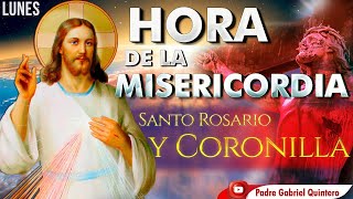 🩸CORONILLA DE LA DIVINA MISERICORDIA de hoy lunes 19 de agosto HORA de la MISERICORDIA Santo Rosario