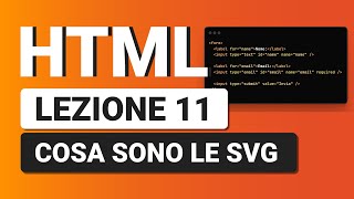 HTML5 Tutorial Italiano 11 - Come inserire delle SVG in html