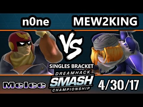 DHA 2017 SSBM - FOX MVG | Mew2King (Sheik) Vs. ALG EMG | n0ne (Captain Falcon) - Smash Melee
