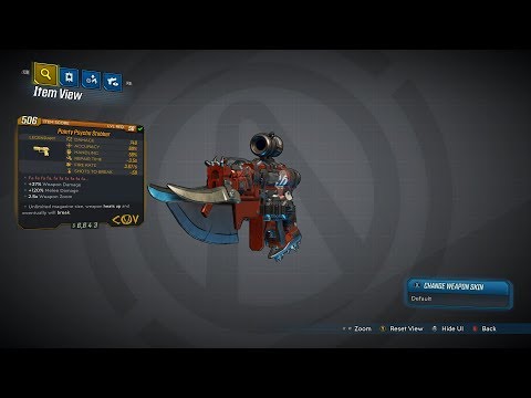 Pointy Psycho Stabber Borderlands 3 Legendary Weapon Pistiol Norman Bates