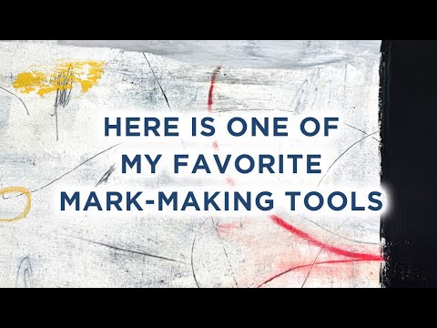 Here is one of my favorite mark-making tips…