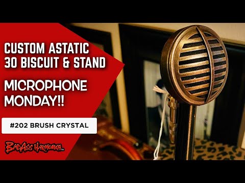 Best Blues Harmonica Microphones | Custom Crystal Astatic Biscuit Mic - Microphone Monday 202