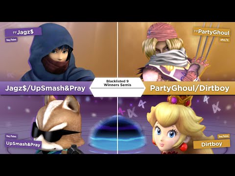 Blacklisted 9 Doubles WS - Jagz$/UpSmash&Pray (B) vs PartyGhoul/Dirtboy (R)