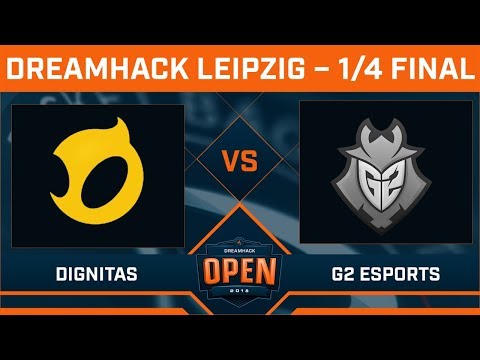 Dignitas vs G2 Esports - 1/4 Finale - DreamHack Open Leipzig 2018 - 50.000$ Cash Prize