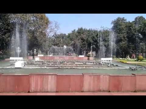 Musical Fountain at Mughal Gardens, Rastrapati Bhawan