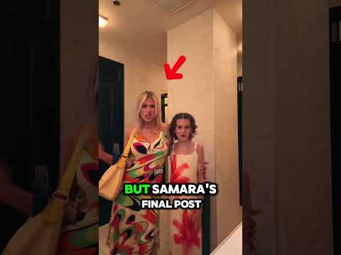 Did you notice Samara took off the “Z” necklace she had worn for five years at Zuza’s funeral