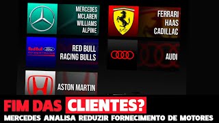 MERCEDES QUER REDUZIR EQUIPES CLIENTES E 2 PODEM TER BUSCAR NOVOS MOTORES | FÓRMULA 1 | GP EM CASA+