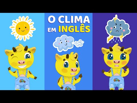 INGLÊS PARA CRIANÇAS  | CLIMA E TEMPO EM INGLÊS | AULA DE INGLÊS INFANTIL