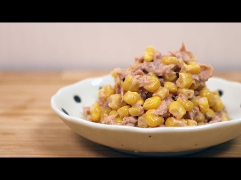 참치콘 샐러드 만들기 : Tuna Cone Salad | ddaracook 따라쿡