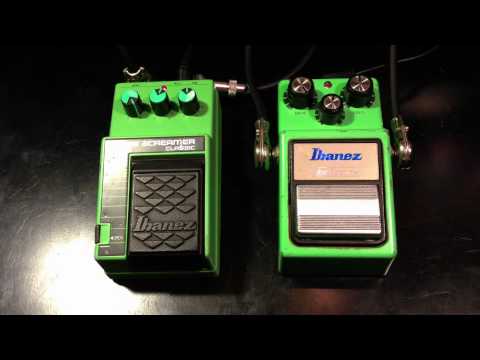 Vintage Ibanez Tube Screamer TS9 vs TS10