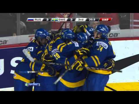 3:3 Goal FRIBERG Max (Russia - Sweden) U20 Hockey World Championship 2012
