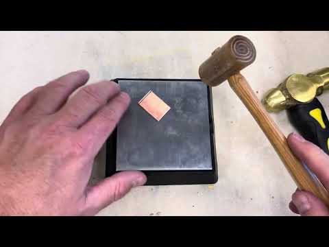 Making sure backplate is flat in order to solder bezel to it