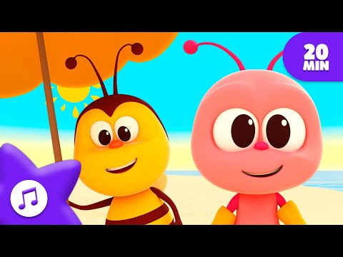 Chegou o Verão | Vamos Brincar na Praia! ⛅🌴 + Completo | Desenhos Infantil | Bichikids em Português
