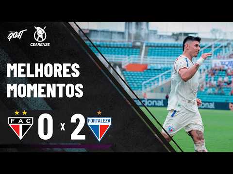 Gols e lances de Ferroviário x Fortaleza